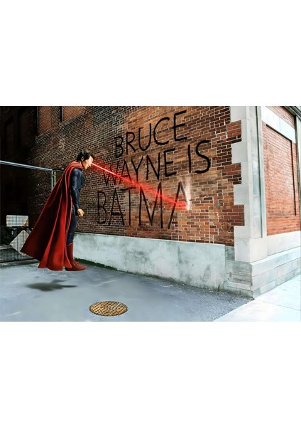 Bruce Wayne Is Batman ! Kanvas Tablo