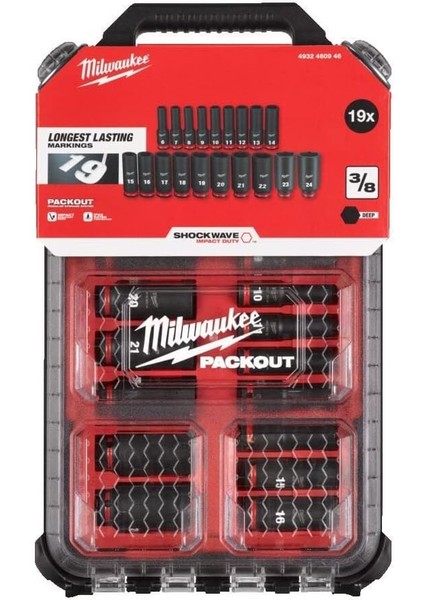 Packout Derin Darbeli Lokma Seti 19 Parça 4932480946