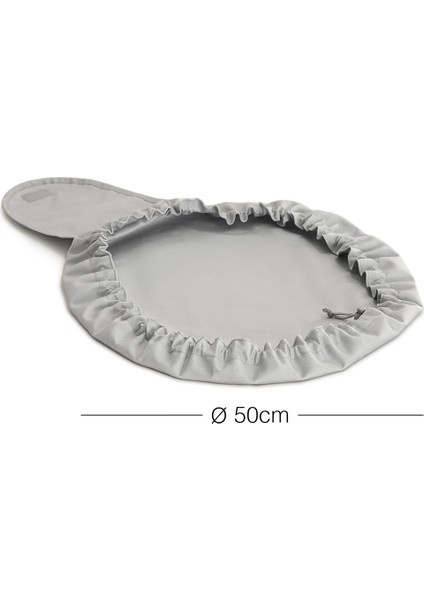Fonksiyonel Su Itici Leke Tutmaz Kumaş Düzenleyici Seyahat Tipi Makyaj Çantası Ø 50 cm