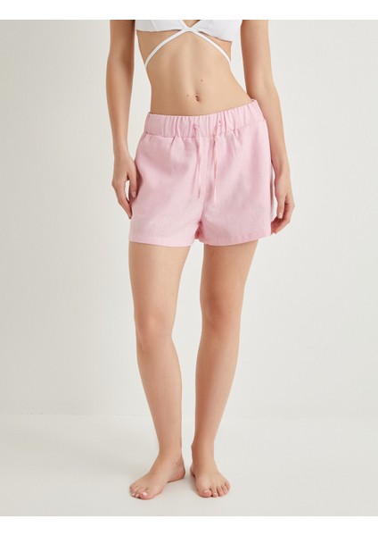 Pijama Altı Şort Beli Lastikli modelleri