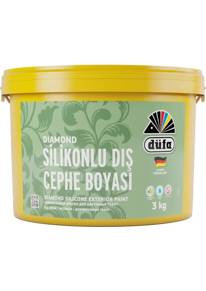 Diamond Silikonlu Dış Cephe Beyaz 3 kg