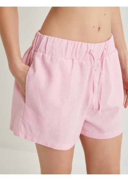 Pijama Altı Şort Beli Lastikli indirimleri