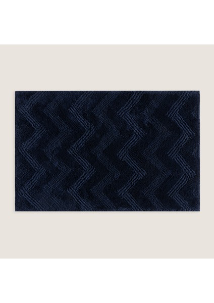 Delmar Banyo Paspası 70X130 cm Marin Mavi