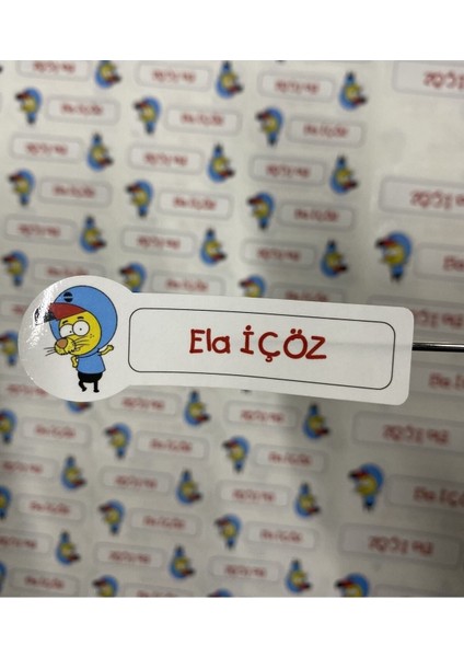 Okul Etiketi Kalem Defter Etiketi Kral Şakir Defter Etiketi 194 Adet Opak Sticker fiyatları