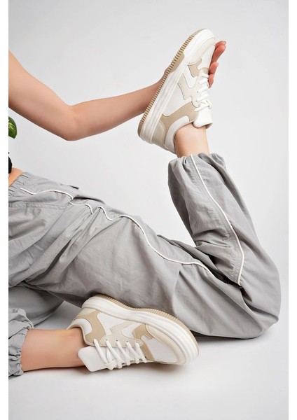 Bej Kadın Sneaker Günlük Ayakkabı fırsatları