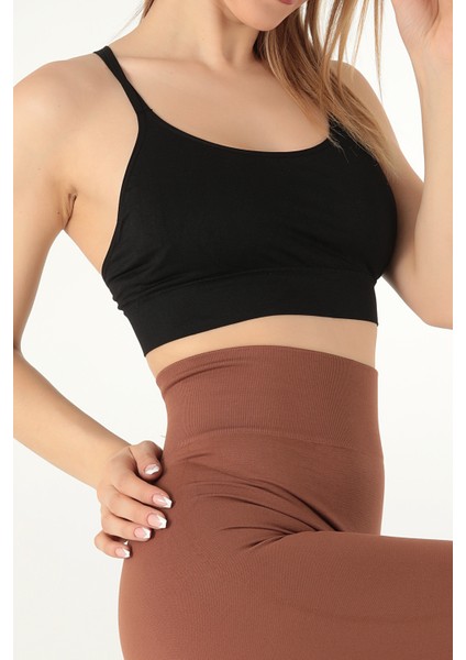 Çapraz Sırt Askılı Pedsiz Spor Sütyen indirimleri