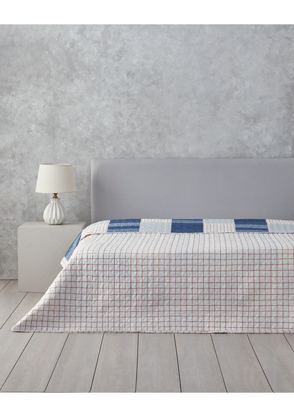 Plaid Harmony King Size Çok Amaçlı Örtü Mavi fiyatları