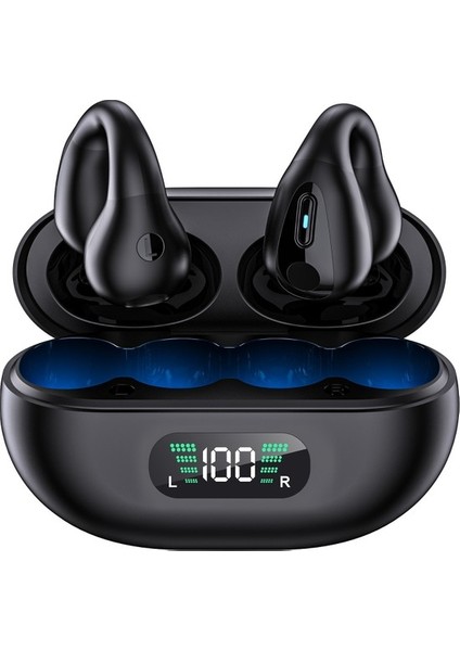 2023 Yeni Tws Ses Kulaklıkları Kulak Kemik Iletimli Küpe Kablosuz Bluetooth Kulaklık Kulakiçi (Yurt Dışından)