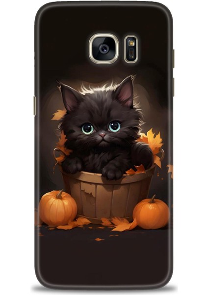 Samsung Galaxy S7 Edge Uyumlu Baskılı Kılıf /glagxas-(M) - 727