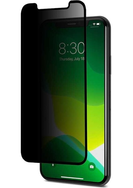 iPhone 13 Uyumlu Davin 5d Privacy Cam Zore Ekran Koruyucu