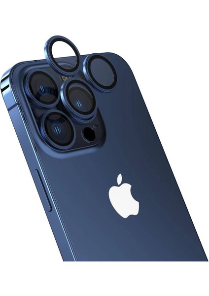 iPhone 15 Pro Uyumlu Zore Cl-15 Parmak Izi Bırakmayan Anti-Reflective Kamera Lens Koruyucu-Midn
