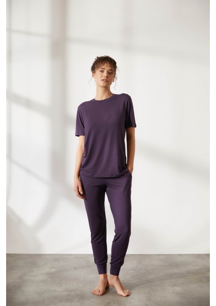 Kadın Modal Cepli Uzun Pantolon modelleri