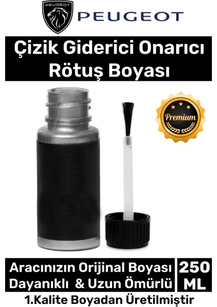 Özel Üretim Suya Dayanıklı Peugeot Marka Uyumlu Çizik Taş Izi Giderici Onarıcı 250 ml Oto Rötuş Boya