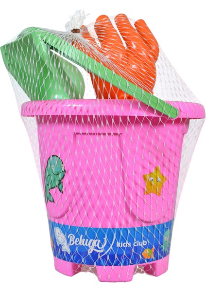 Çocuk Oyuncak Kova Seti Pembe