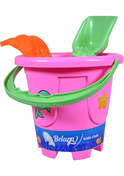 Çocuk Oyuncak Kova Seti Pembe