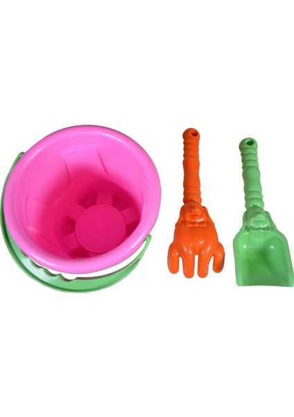 Çocuk Oyuncak Kova Seti Pembe