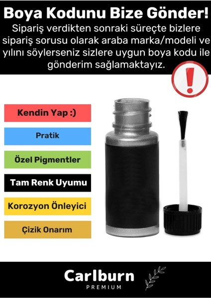 Özel Üretim Suya Dayanıklı Ford Marka Uyumlu Çizik Taş Izi Giderici Onarıcı 250ML Oto Rötuş Boya