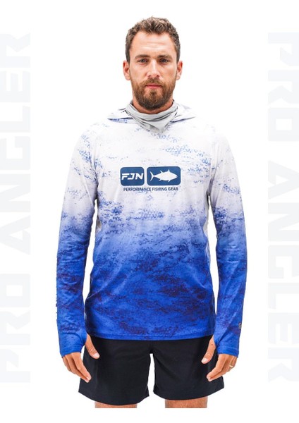 Pro Angler S24 Buff&hoodie Grey Wave - Xl