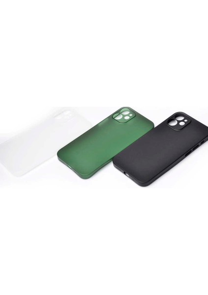 iPhone 12 Uyumlu Zore 1.kalite Pp Silikon-Yeşil