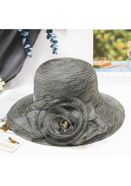 Şapka Kadın Güneşlik Güneş Şapkası Güneş Şapkası Katlanabilir Çiçekler Tüm Maç Balıkçı Şapkası (Yurt Dışından)
