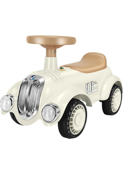 Çocuk Scooterı Bebek Scooterı Müzikli ve Işıklı Yo-Yo Araba Dört Tekerlekli Denge Aracı Retro Çocuk Oyuncak Araba (Yurt Dışından)