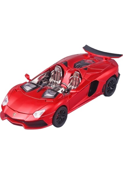 Lambo Cabrio Alaşım Model Sesli ve Işıklı Kapı Açma Araba Modeli (Yurt Dışından)