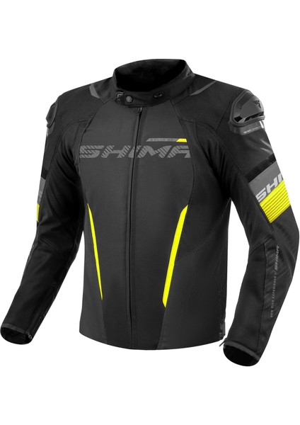 Shima Solid 2.0 Korumalı Motosiklet Montu Siyah / Sarı