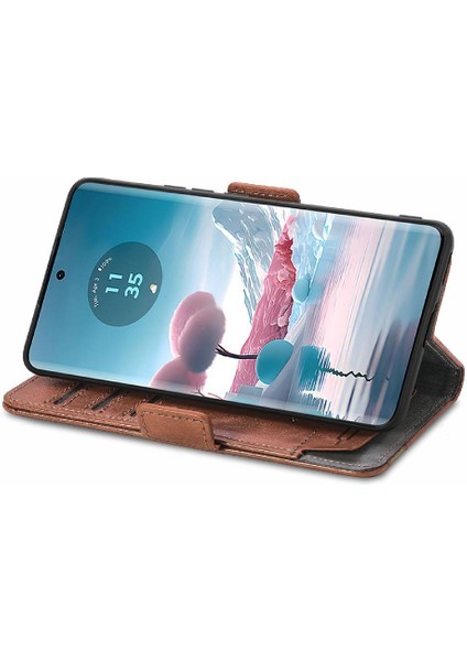 Motorola Moto Kenar 40 Neo Çoklu Kart Yuvası Iş Cüzdan Için Flip Case (Yurt Dışından) fırsatları