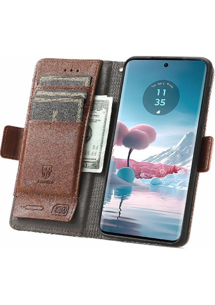 Motorola Moto Kenar 40 Neo Çoklu Kart Yuvası Iş Cüzdan Için Flip Case (Yurt Dışından) indirimleri