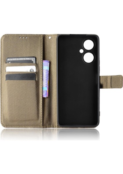 Tecno Camon 19 Kickstand Manyetik Cüzdan Kapak Kart Tutucu Için Kılıf (Yurt Dışından)