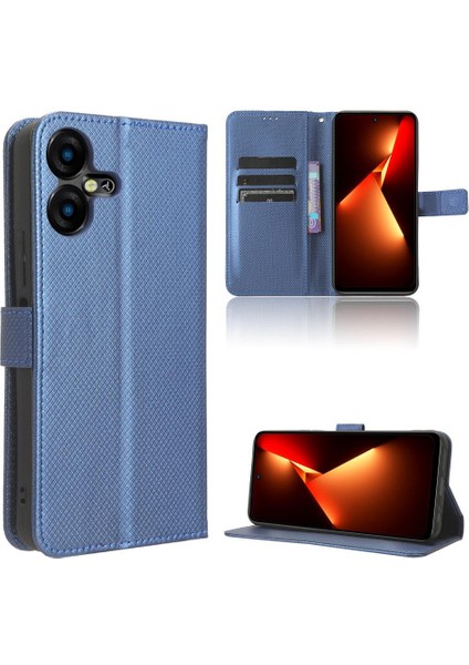 Tecno Pova Neo 3 Kickstand Manyetik Cüzdan Kapak Kart Tutucu Için Kılıf (Yurt Dışından)