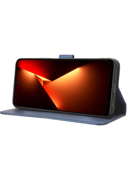 Tecno Pova Neo 3 Kickstand Manyetik Cüzdan Kapak Kart Tutucu Için Kılıf (Yurt Dışından)