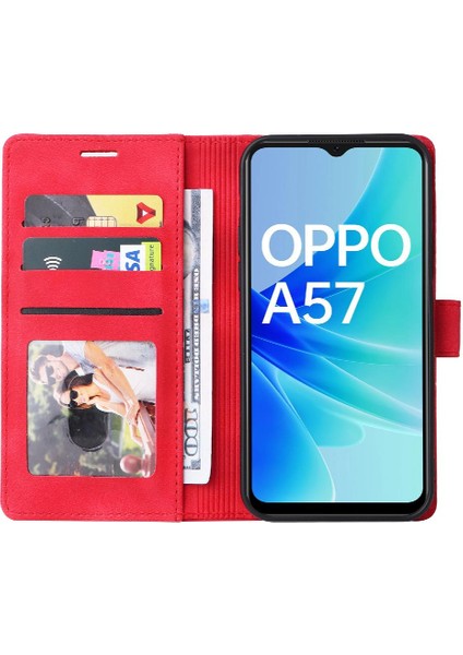 BDT Boutique Oppo A57 4g Için Flip Case Kapak Cüzdan Darbeye Basit Iş (Yurt Dışından)