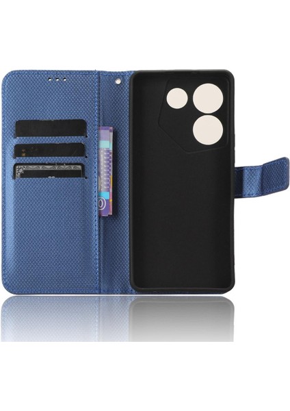 Tecno Camon 20 Pro 5g Kart Tutucu Kickstand Kapak Manyetik Cüzdan Için Kılıf (Yurt Dışından)