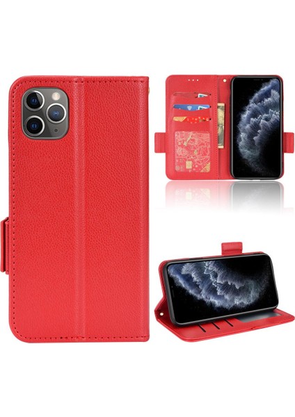 Iphone 11 Için Kılıf Pro Max Yan Toka Cüzdan Pu Deri Manyetik Kart (Yurt Dışından)