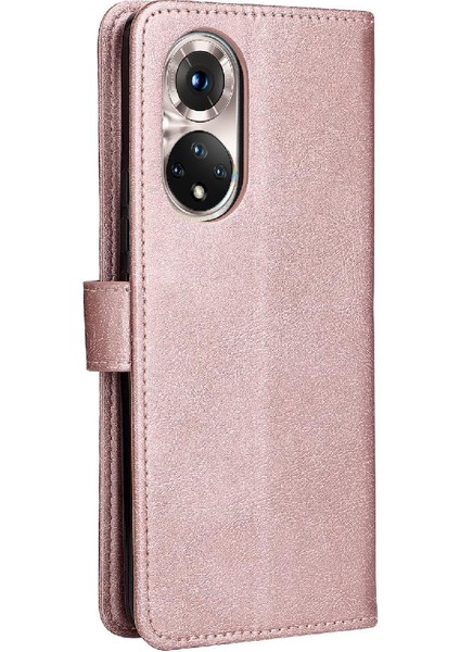 Kart Yuvası ile Huawei Nova 9 Için Flip Case Iş Cüzdan Telefon Kılıfı Yüksek (Yurt Dışından)