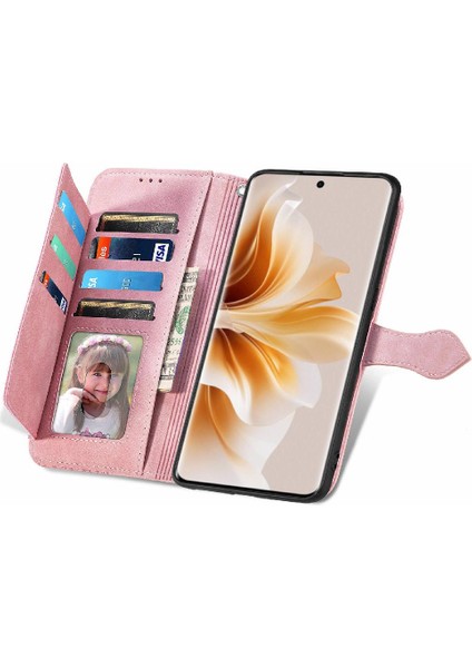 Oppo RENO11 F Çoklu Kart Yuvası Iş Çok Renkli Cüzdan Flip Için Kılıf (Yurt Dışından)