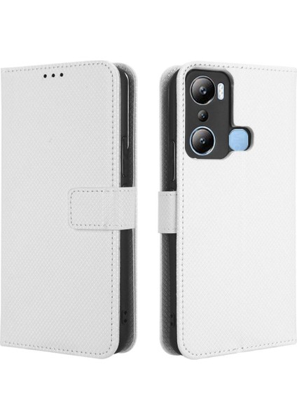 Infinix Sıcak 20I Manyetik Cüzdan Kapak Için Kılıf Kickstand Kart Tutucu (Yurt Dışından)