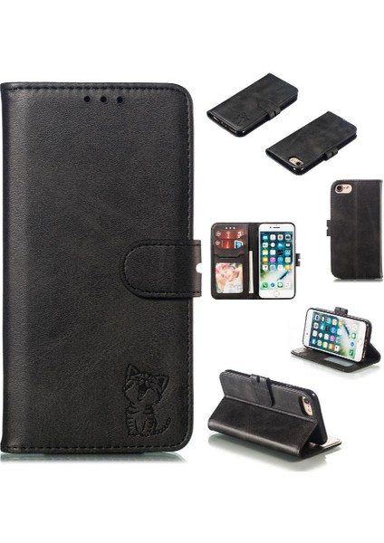 Iphone iphone 6/ 7/ 8 Kickstand Manyetik Kapatma Tüm Kart Için Cüzdan Durumda (Yurt Dışından)