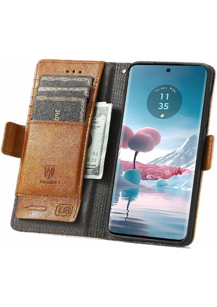 Motorola Moto Kenar 40 Neo Çoklu Kart Yuvası Iş Cüzdan Için Flip Case (Yurt Dışından) indirimleri