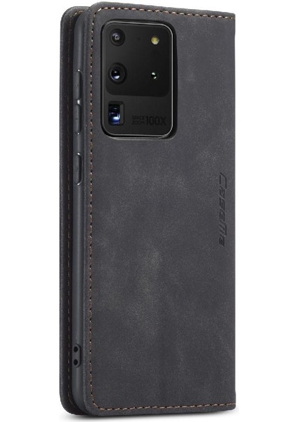 Samsung Galaxy S20 Ultra Flip Folio Kitap Için Flip Case Vintage Pu Deri (Yurt Dışından) fiyatları
