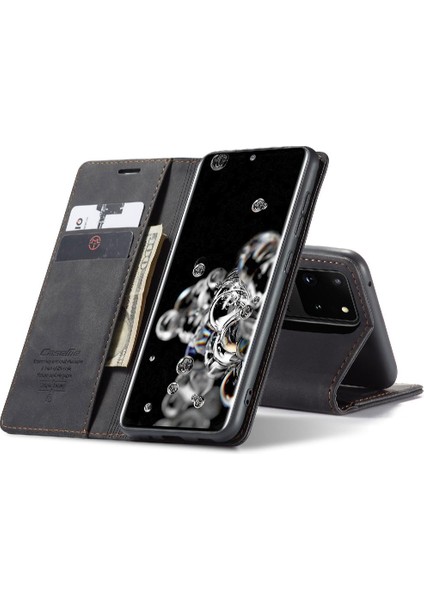 Samsung Galaxy S20 Ultra Flip Folio Kitap Için Flip Case Vintage Pu Deri (Yurt Dışından) indirimleri