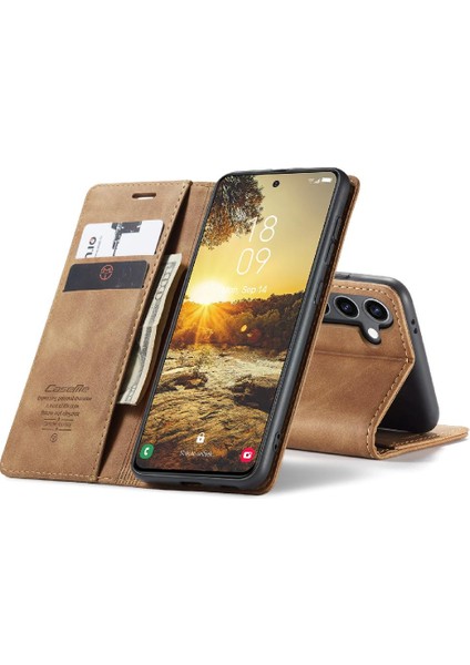 Samsung Galaxy S24 Artı Manyetik Kapatma Darbeye Vintage Için Flip Case (Yurt Dışından)