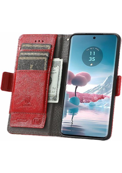 Motorola Moto Kenar 40 Neo Çoklu Kart Yuvası Iş Cüzdan Için Flip Case (Yurt Dışından) indirimleri