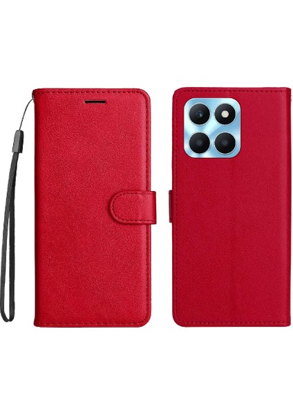 Onur Için Flip Case X6A 4g Klasik Düz Renk Iş Cüzdan Telefon Kılıfı (Yurt Dışından)