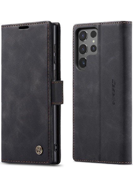 Samsung Galaxy S24 Için Flip Case Ultra 5g Flip Folio Kitap Manyetik Kapatma (Yurt Dışından)