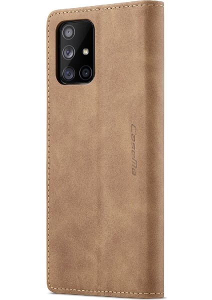 Samsung Galaxy A51 4g Için Flip Case Kart Yuvası Kickstand Manyetik Pu (Yurt Dışından) modelleri