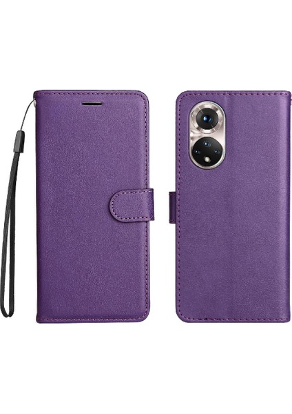 Kart Yuvası ile Huawei Nova 9 Için Flip Case Iş Cüzdan Telefon Kılıfı Yüksek (Yurt Dışından)