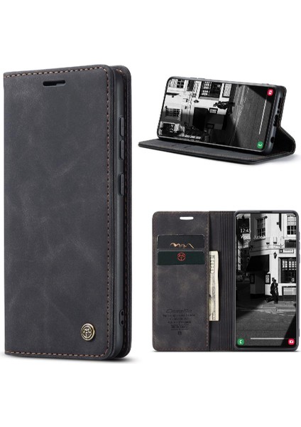 Samsung Galaxy A51 4g Için Flip Case Kart Yuvası Kickstand Manyetik Pu (Yurt Dışından) modelleri