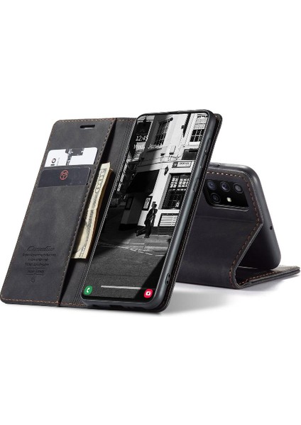 Samsung Galaxy A51 4g Için Flip Case Kart Yuvası Kickstand Manyetik Pu (Yurt Dışından) indirimleri